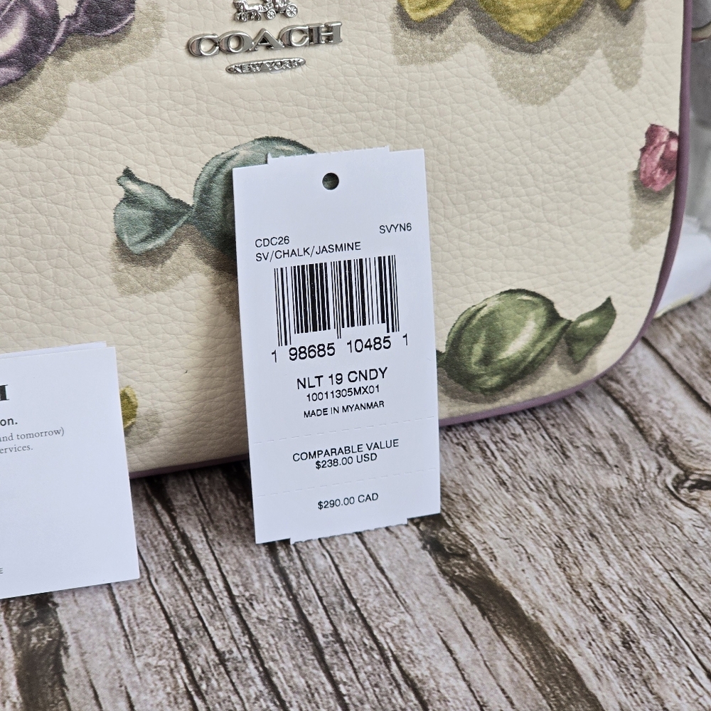 *NWT* COACH Nolita 19 Candy Paint Bag, Candy Print Purse Coach Outlet - Picture 10 of 14